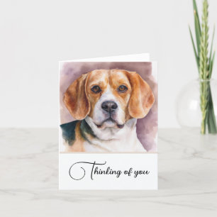 Perro Beagle Pensando Personalmente En Ti