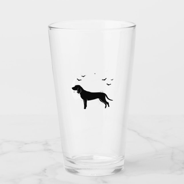 Perro Bluetick � Silueta Clásica de Luna de Hallow (Anverso)