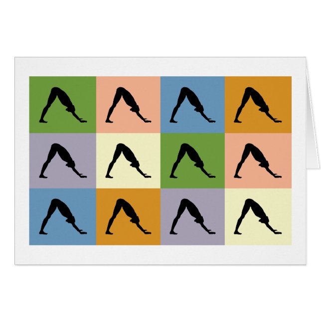 Perro boca abajo de la yoga (Anverso (Horizontal))