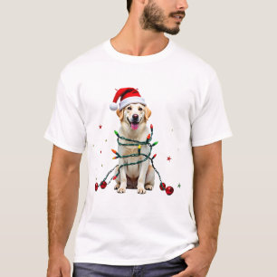 Perro Boxer Blanco Jersey Navideño Feo Divertido N