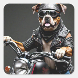 Perro Boxer en Pegatina de motocicletas