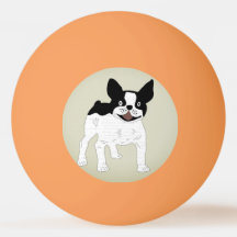 PERRO BULL DOG FRANCÉS Pelota de Ping Pong