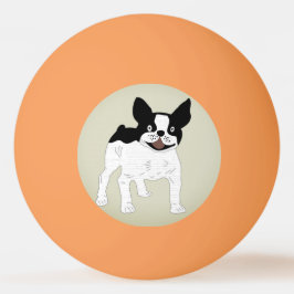 PERRO BULL DOG FRANCÉS Pelota de Ping Pong
