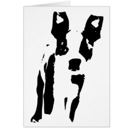 Perro cachorro de porquería de Boston en blanco