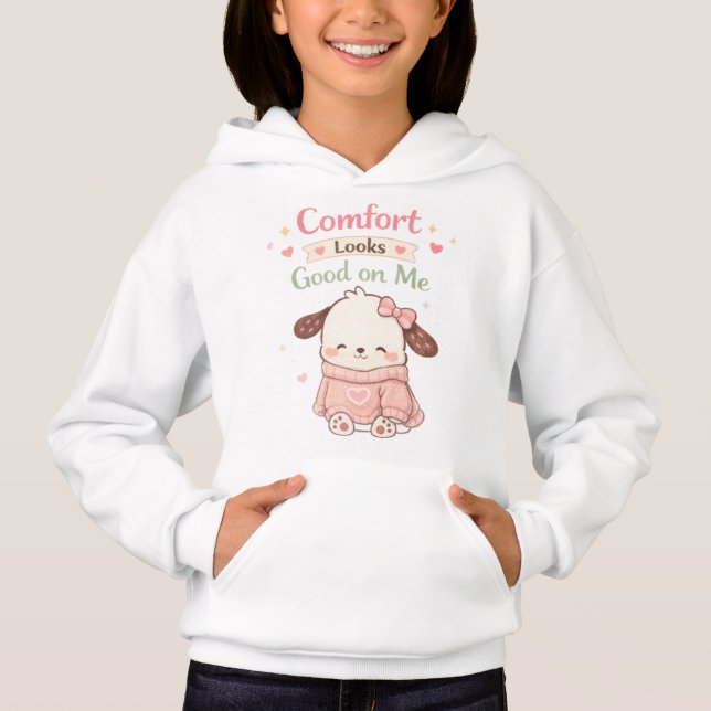 Perro Cachorro Lindo Kawaii Me Queda Bien La Comod (Anverso)