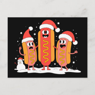 Perro Caliente De Navidad Sombrero De Santa Hombre