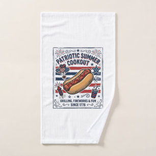 Perro Caliente Patriótico Vintage Cookout