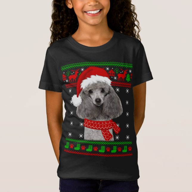 Perro canino feo suéter Navidades cachorro perro a (Anverso)