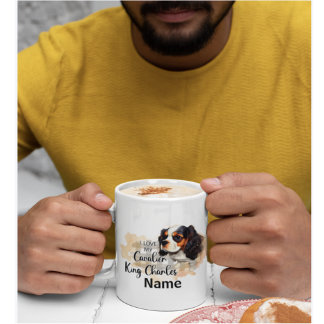 Perro Cavalier Rey Charles Coffee Mug, Copa