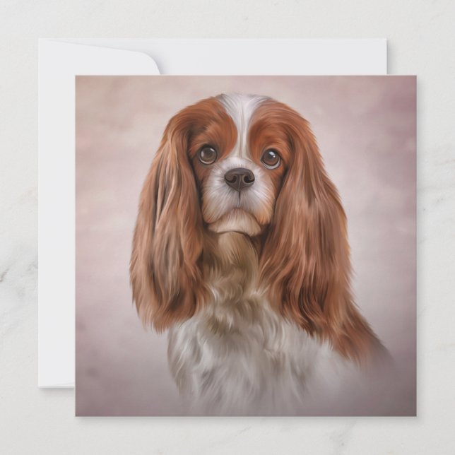 Perro Cavalier Rey Charles Spaniel Jigsaw rompecab (Anverso)