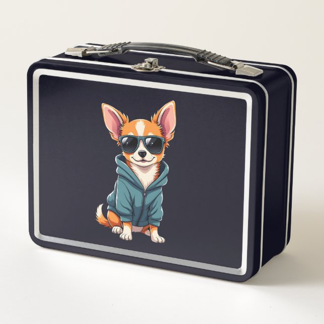 Perro Chihuahua Divertido Fácilmente Distraído Por (Anverso)