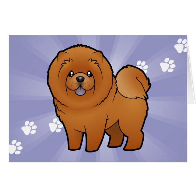 Perro chino de perro chino del dibujo animado (Anverso (Horizontal))