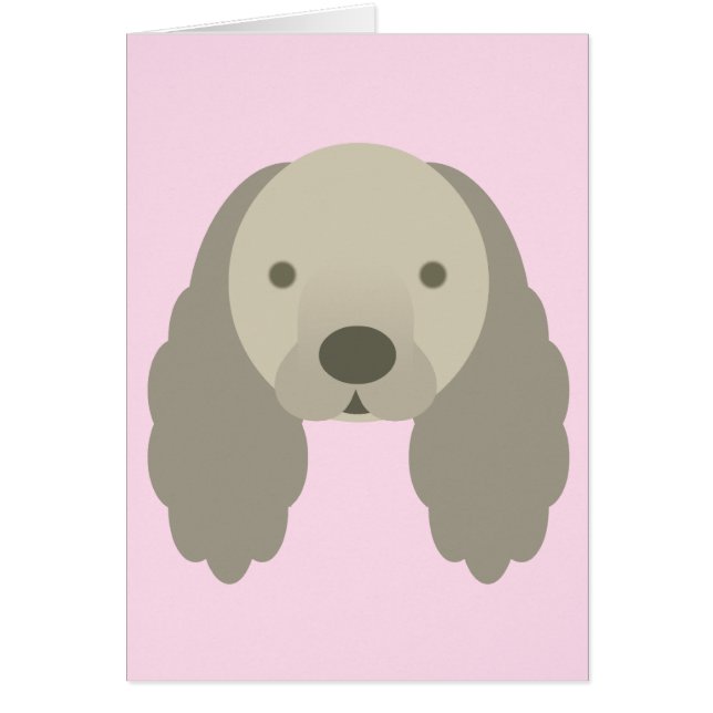 PERRO COCKER SPANIEL KAWAII MUY DULCE (Frente)