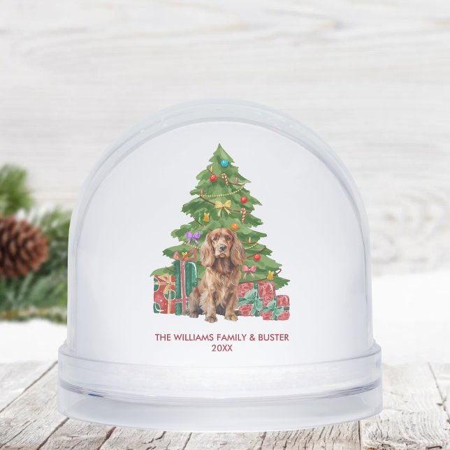 Perro Cocker Spaniel personalizado de Navidad (Subido por el creador)