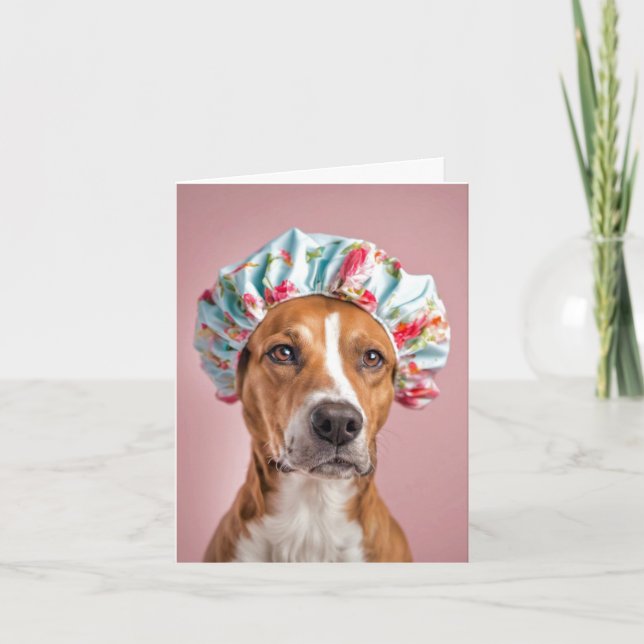 Perro con tapón de ducha (Anverso)
