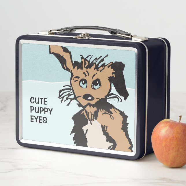 Perro Cuerdo Con Ojos De Cachorro Azul (In situ)