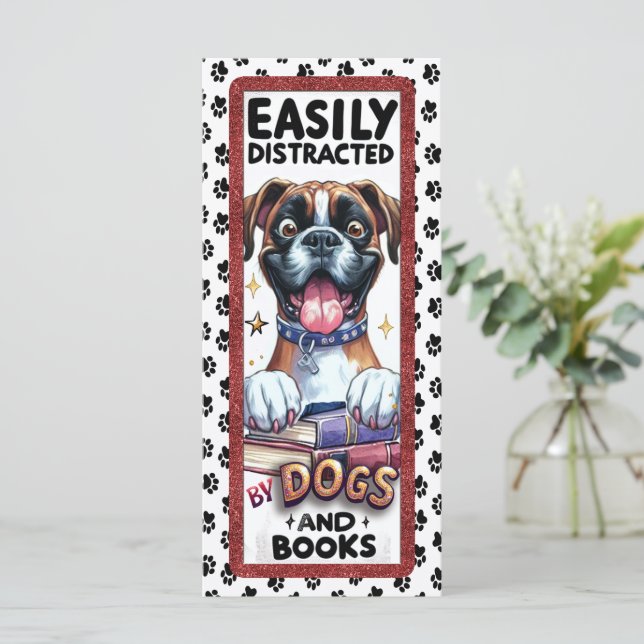 Perro Cute Boxer (Anverso de pie)