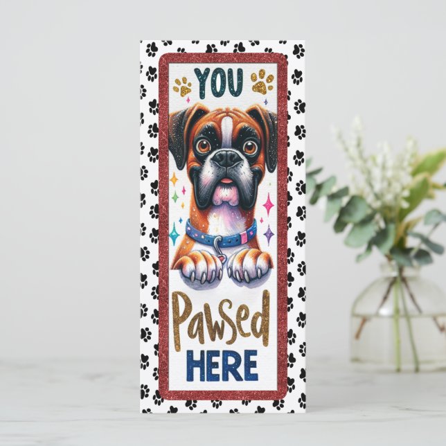 Perro Cute Boxer (Anverso de pie)