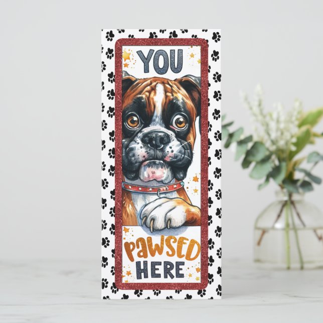 Perro Cute Boxer (Anverso de pie)
