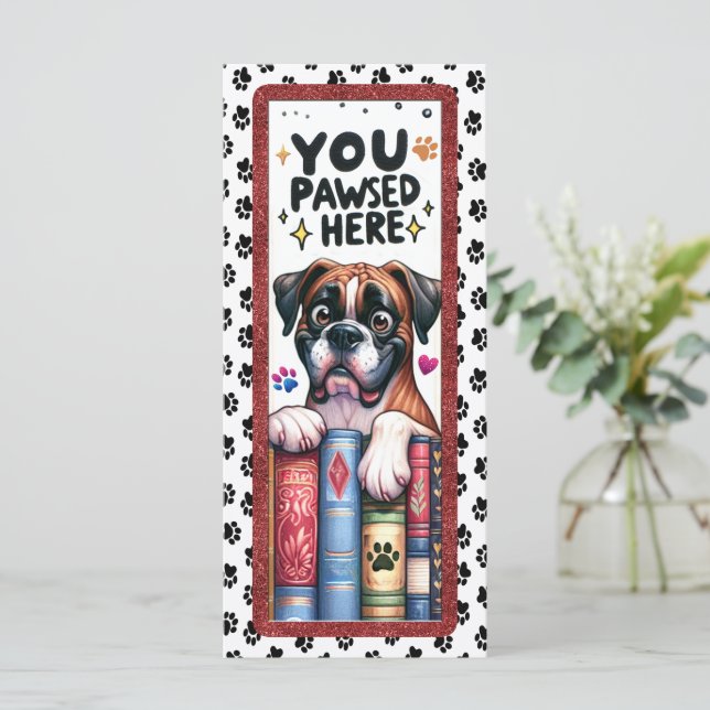 Perro Cute Boxer (Anverso de pie)