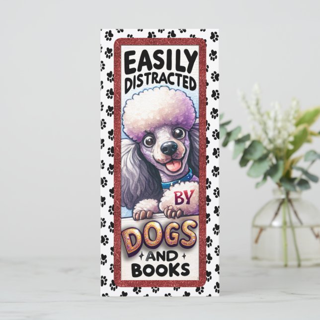 Perro Cute Poodle (Anverso de pie)