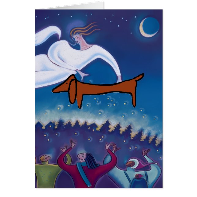 Perro Dachshund, un regalo del cielo (Frente)