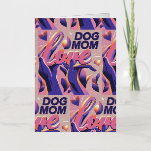 Perro de Amor Mamá Rosa Púrpura