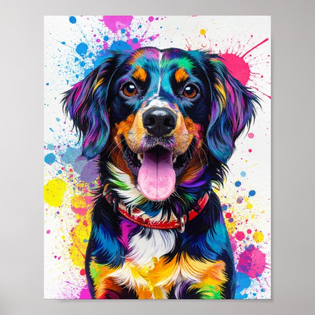 Perro de arte pop (Frente)