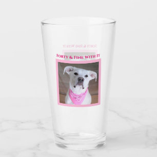 Perro de confianza con ojos de alma 40 rosa