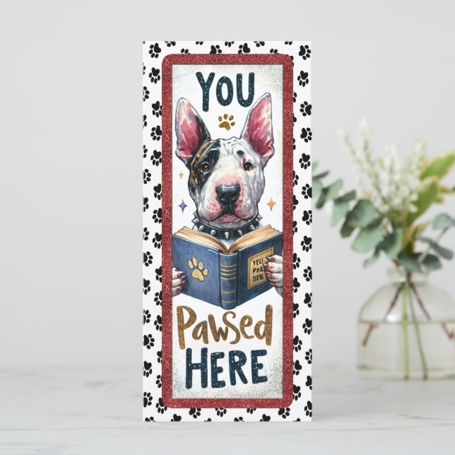 Perro de Cute Bull Terrier (Anverso de pie)