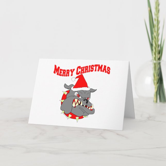 Perro de diablo del USMC de las Felices Navidad (Anverso)