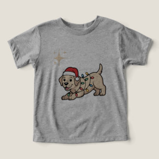 Perro de Dibujos Animados Con Sombrero de Navidad