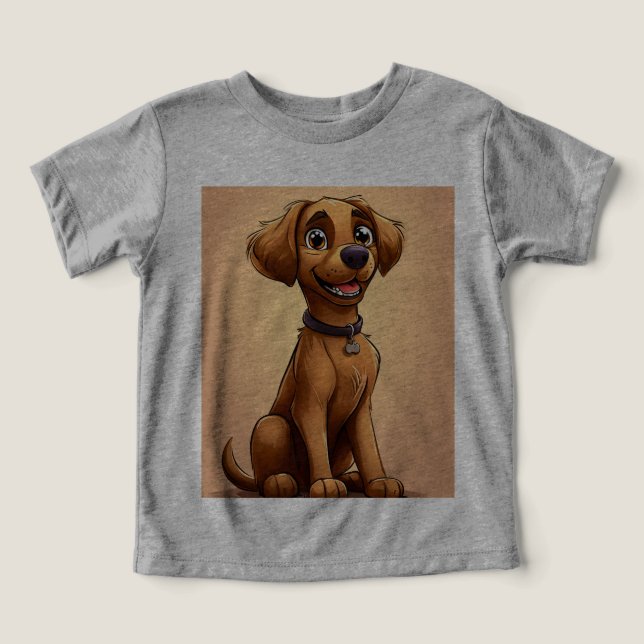 Perro de dibujos animados lindo (Diseño delantero )