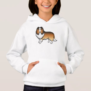 Perro de dibujos animados Sable Shetland Sheepdog 