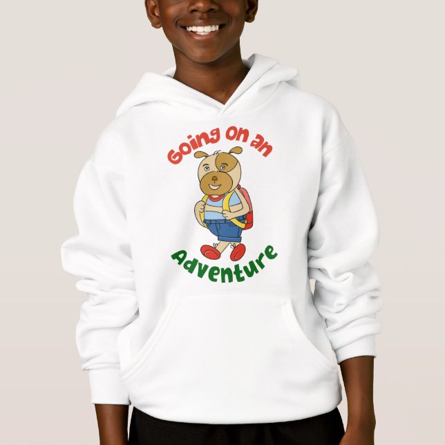 Perro de Dibujos Animados - Sudadera con Capucha d (Anverso)