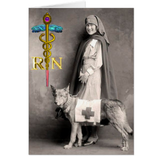 PERRO DE ENFERMERÍA Y RESCATE/Emblema RN Gold Cadu
