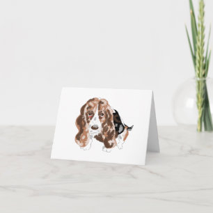 Perro de enlace de tarjeta de nota