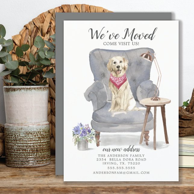 Perro de Golden Retriever | Invitación móvil (Subido por el creador)