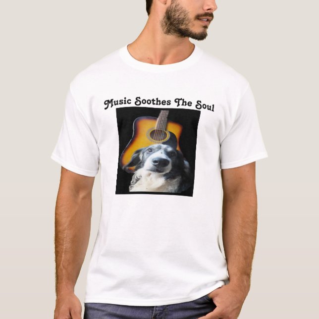 Perro de guitarra de camisetas (Anverso)