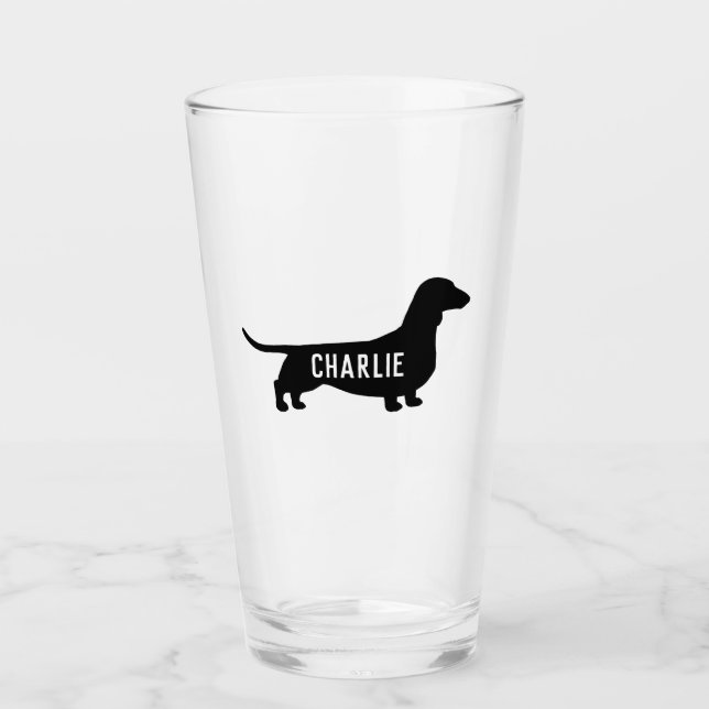 Perro de la salchicha de Frankfurt de la silueta (Anverso)