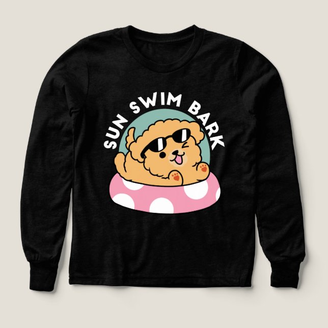 Perro de la Vibes de Verano - Cachorro flotante co (Diseño frontal)