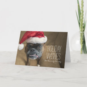 Perro de las Felices Navidad