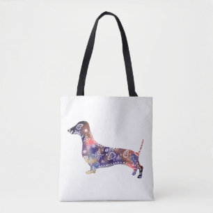 Perro de Mandala, bolsa de tocador de Dachshund to