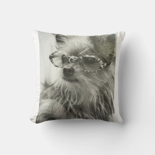 Perro de moda de la ciudad de Nueva York. Almohada