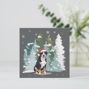 Perro de montaña bernés de Navidad Mamá Cachorro I