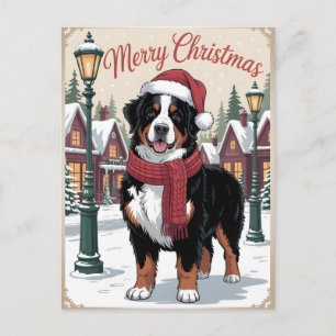 perro de montaña bernés Navidad personalizada 