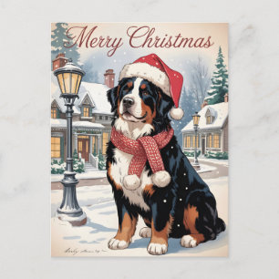 perro de montaña bernés Navidad personalizada 