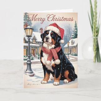 perro de montaña bernés Navidad personalizada