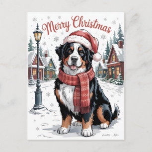 perro de montaña bernés Navidad personalizada 