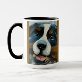 Perro de montaña bernés | Taza de dos tonos, Taza 